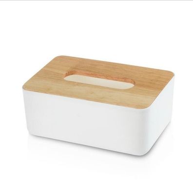 Einfache Haushalts-Taschentuchbox aus Holz, kreative Papierbox