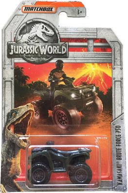 Matchbox Jurassic PARK Jurassic World - Kawasaki Brute Force 750 1:64