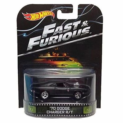 FAST AND Furious 70' Dodge Charger R/ T - Hot Wheels Retro Entertainment 1:64