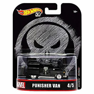 Hot Wheels Punisher VAN Marvel Retro 1:64