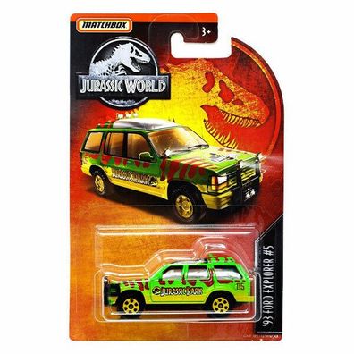 Matchbox Jurassic PARK Jurassic World Legacy - 1993 Ford Explorer #5 1:64