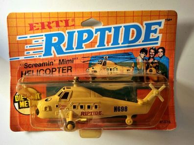 ERTL 1984 Riptide - TRIO MIT 4 Fäusten - Diecast 1:64 Hubschrauber Heli NEU