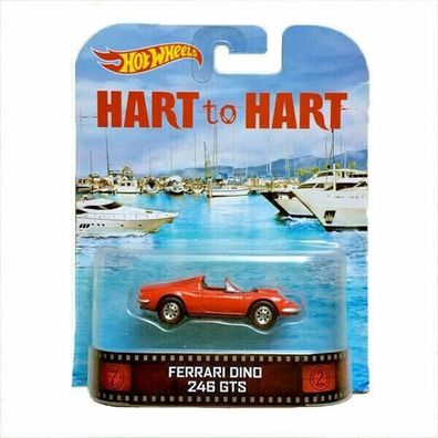 Hot Wheels HART TO HART Ferrari Dino 246 GTS Hart aber Herzlich