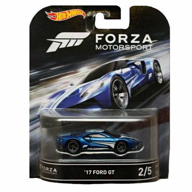 Hot Wheels FORZA Ford GT XBOX 2017 - Retro Entertainment 1:64