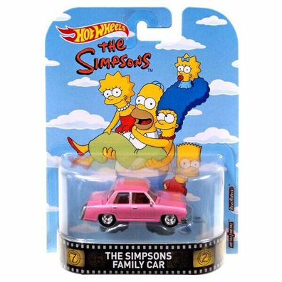 Hot Wheels THE Simpsons Family Car | Retro Entertainment 1:64