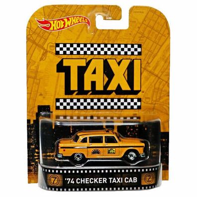 Hot Wheels TAXI Checker Taxi Cab