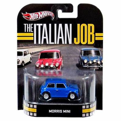 Italian JOB Morris Mini blau - Hot Wheels Retro Entertainment 1:64