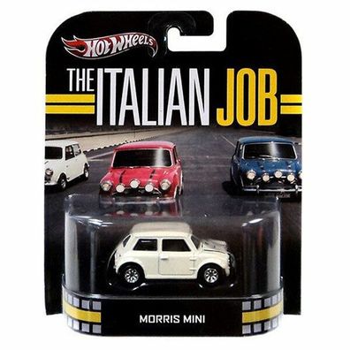 Italian JOB Morris Mini weiß - Hot Wheels Retro Entertainment 1:64