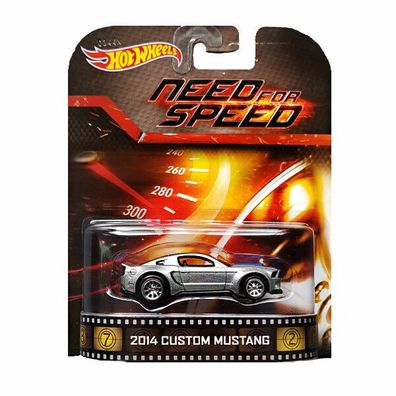 NEED FOR SPEED 2014 Custom Mustang - Hot Wheels Retro Entertainment 1:64