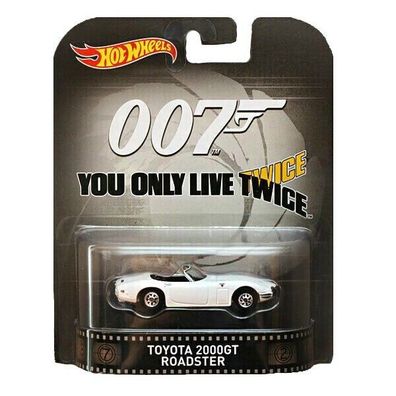 JAMES BOND You Only Live Twice Toyota 2000GT Roadster - Hot Wheels Retro 1:64