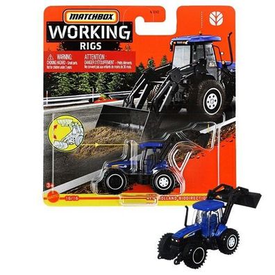NEW Holland Biodirectional TV140 Tractor - Matchbox Working Rigs 1:64