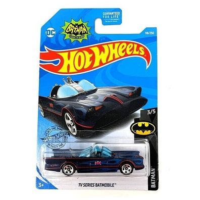 BATMAN TV SERIES Batmobile - Hot Wheels Screen Time 1:64