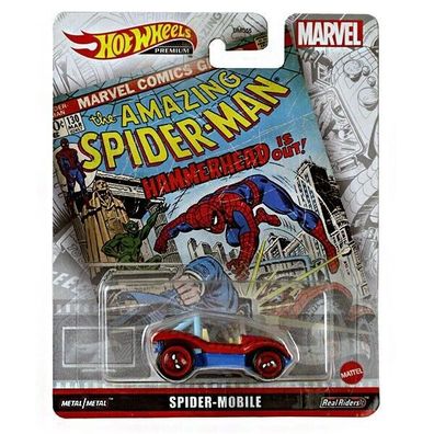 Spiderman SPIDER-MOBILE - Hot Wheels Premium Entertainment Marvel 1:64