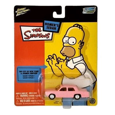 Simpsons FAMILY CAR Homer - Johnny Lightning 1:64