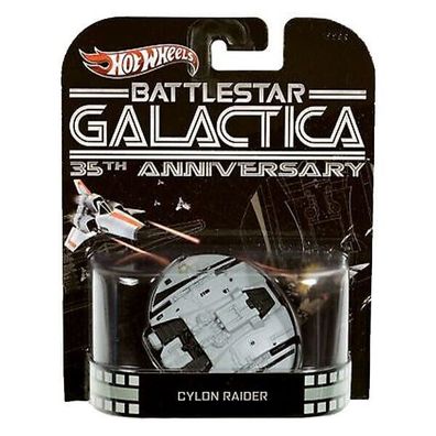 Battlestar Galactica Cylon Raider - Hot Wheels Retro Entertainment 1:64