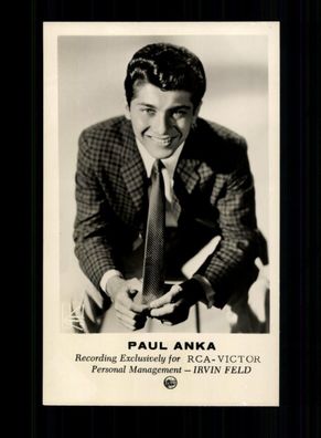 Paul Anka Autogrammkarte Original Signiert # BC 204423