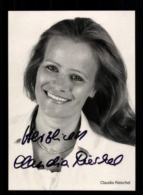 Claudia Rieschel Autogrammkarte Original Signiert # BC 204604