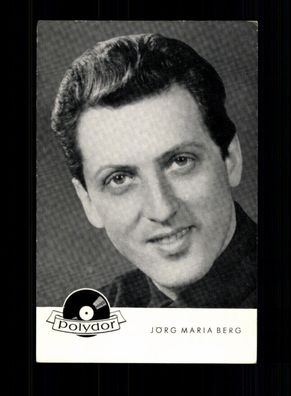 Jörg Maria Berg Polydor Autogrammkarte ohne Unterschrift # BC 205770