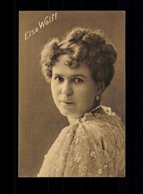 Elsa Wolff Alfred Schie Verlag Autogramkarte ohne Unterschrift # BC 205818