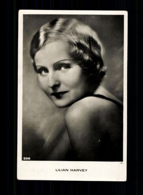 Lilian Harvey Autogrammkarte 1930er Jahre ohne Unterschrift # BC 206368