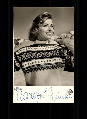 Margit Nünke UFA Autogrammkarte Original Signiert # BC 206707