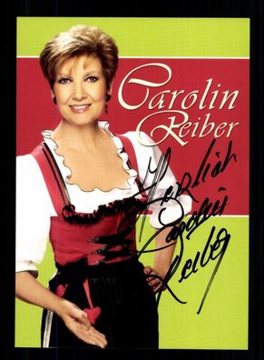 Carolin Reiber Autogrammkarte Original Signiert ## BC 202977