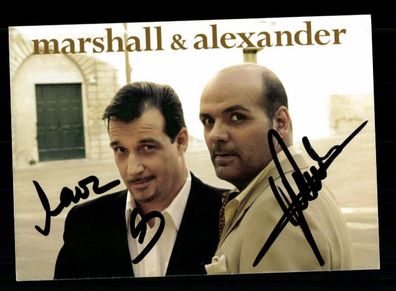 Marshall und Alexander Autogrammkarte Original Signiert ## BC 203167