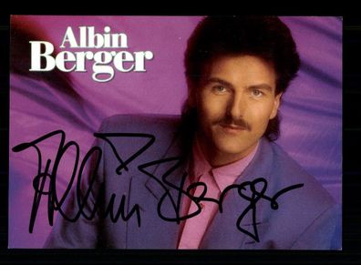 Albin Berger Autogrammkarte Original Signiert ## BC 203173
