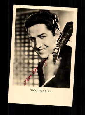 Vico Torriani UFA Autogrammkarte Original Signiert ## BC 204228