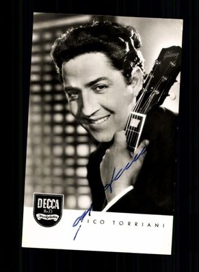 Vico Torriani Autogrammkarte Original Signiert ## BC 204234