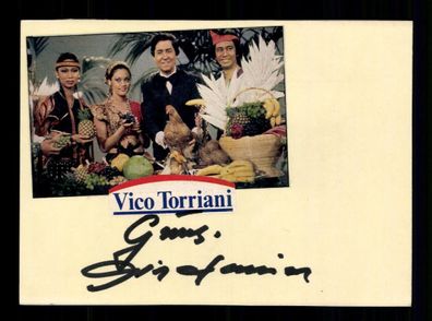 Vico Torriani Original Signiert ## BC 206863