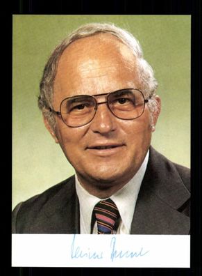 Rainer Barzel 1924-2006 Bundestagspräsident Original Signiert # BC 203372