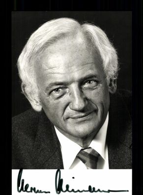 Hermann Heinemann 1928-2005 SPD Politiker Original Signiert ## BC G 38880