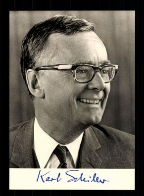 Prof. Dr. Karl Schiller 1911-1994 Bundesminster für Wirtschaft # BC 204686