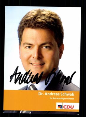 Andreas Schwab CDU Autogrammkarte Original Signiert # BC 204720