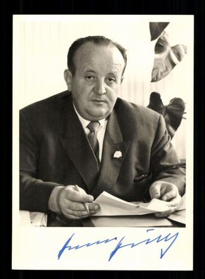 Hermann Höcherl 1912-1989 Bundes Innenminister 1961-65 Original Sign. #BC 206465