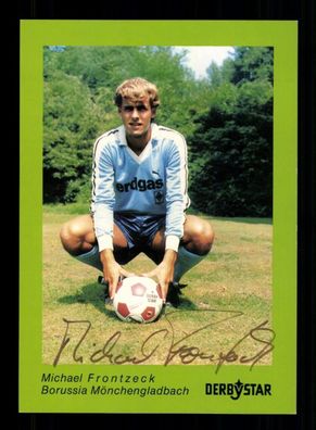 Michael Frontzeck Borussia Mönchengladbach 1983-84 Original Signiert