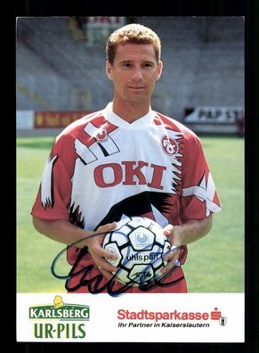 Bernhard Winkler Autogrammkarte 1 FC Kaiserslautern 1992-93 Original Signiert