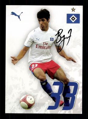 Benny Feilhaber Autogrammkarte Hamburger SV 2006-07 Original Signiert