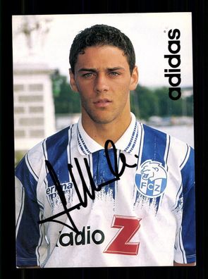 Giuseppe Mazzarelli Autogrammkarte FC Zürich Original Signiert