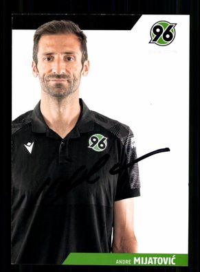 Andre Mijatovic Autogrammkarte Hannover 96 2023-24 Original Signiert