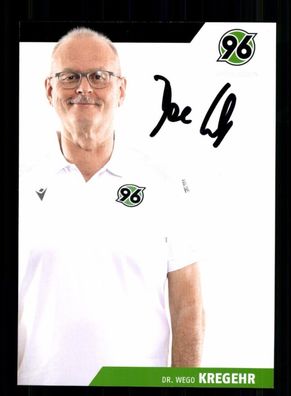 Wego Kregehr Autogrammkarte Hannover 96 2023-24 Original Signiert