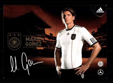 Mario Gomez DFB Autogrammkarte 20010 Druck 1. Karte Signiert
