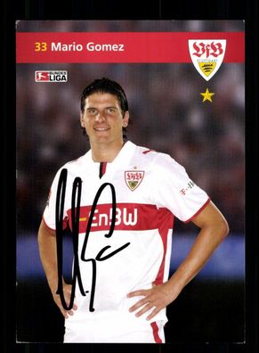 Mario Gomez Autogrammkarte VfB Stuttgart 2008-09 2. Karte Original Signiert