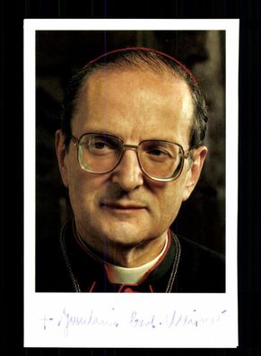 Joachim Kardinal Meisner 1933-2017 Erzbischof von Köln Signiert # BC 204614
