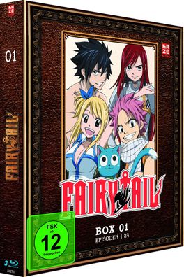 Fairy Tail - TV Serie - Box 1 - Episoden 1-24 - Blu-Ray - NEU