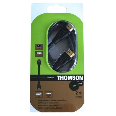 Thomson Premium HDMIKabel 2m 3D 1080p Full HD TV für BD DVD Receiver PC LCD LED
