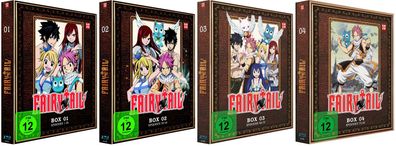 Fairy Tail - TV Serie - Box 1-4 - Episoden 1-98 - Blu-Ray - NEU