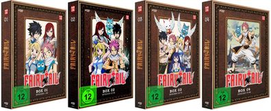 Fairy Tail - TV Serie - Box 1-4 - Episoden 1-98 - DVD - NEU