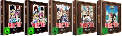 Fairy Tail - TV Serie - Box 1-5 - Episoden 1-124 - Blu-Ray - NEU